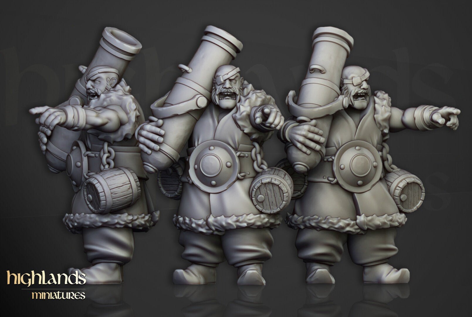 Khazarian Gunners - Highlands Miniatures - Sigmarite Boutique
