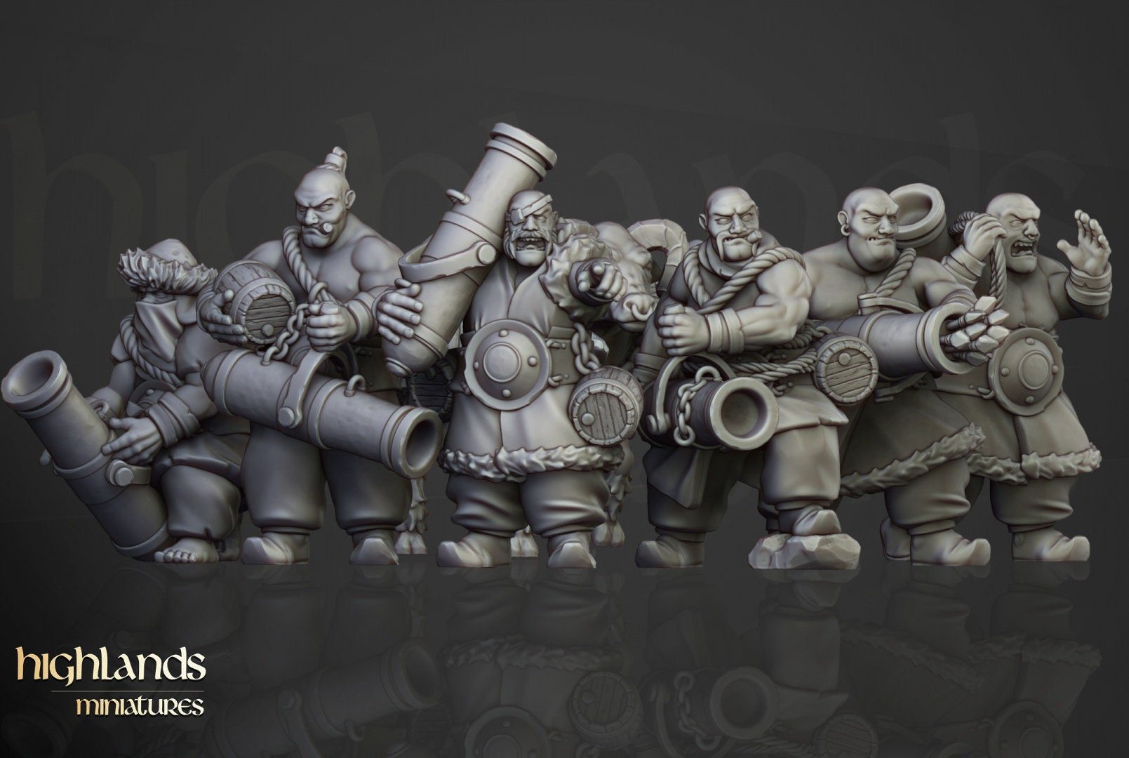 Khazarian Gunners - Highlands Miniatures - Sigmarite Boutique