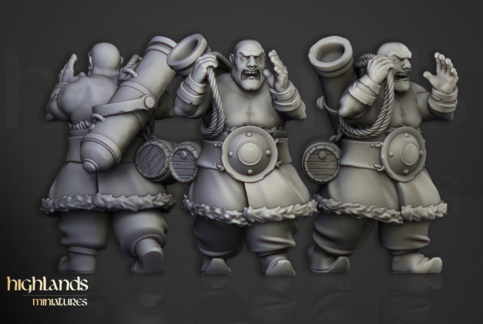 Khazarian Gunners - Highlands Miniatures - Sigmarite Boutique