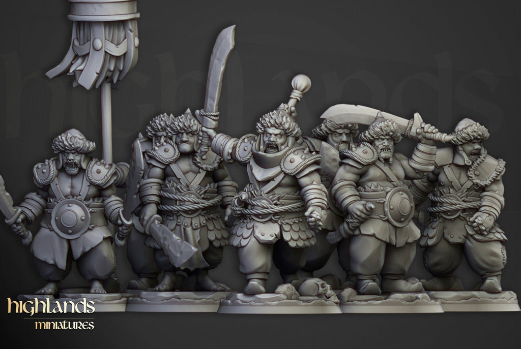 Khazarian Warriors - Highlands Miniatures - Sigmarite Boutique