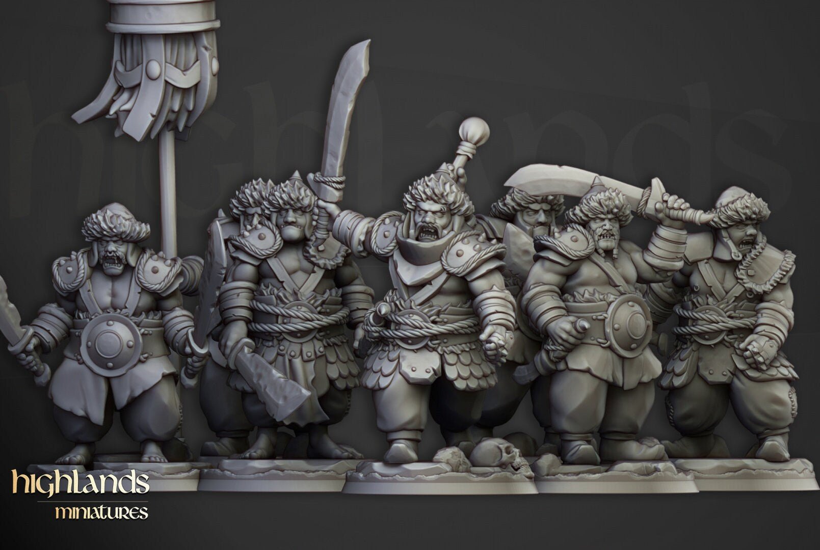 Khazarian Warriors - Highlands Miniatures - Sigmarite Boutique