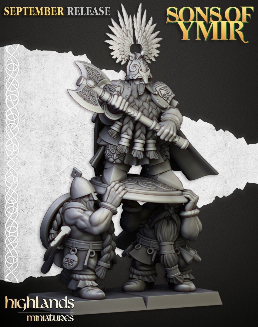 King Ulric - Sons of Ymir - Highlands Miniatures - Sigmarite Boutique