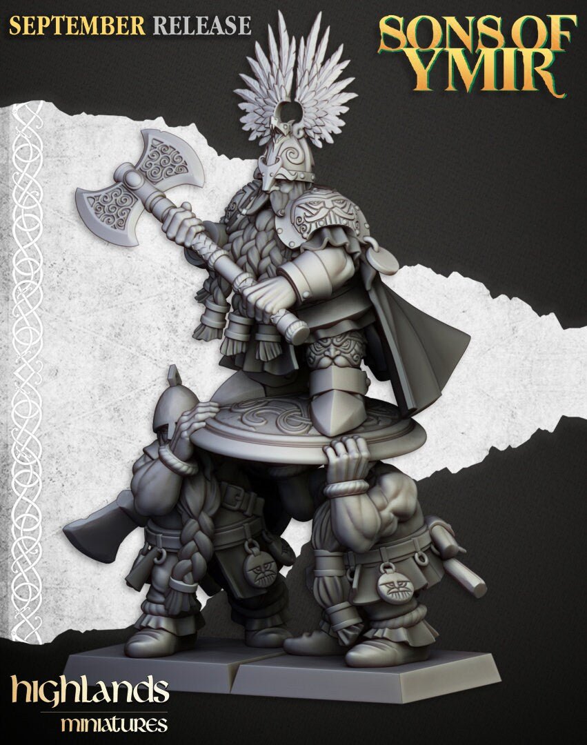 King Ulric - Sons of Ymir - Highlands Miniatures - Sigmarite Boutique