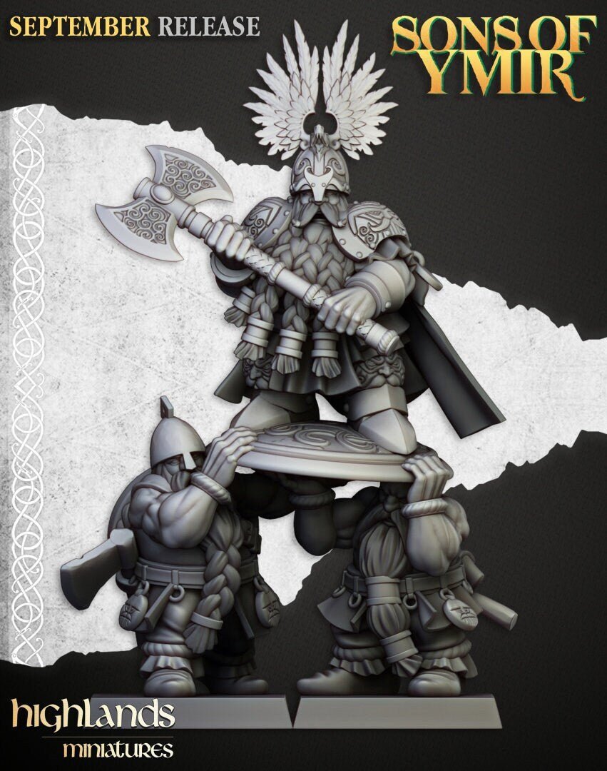 King Ulric - Sons of Ymir - Highlands Miniatures - Sigmarite Boutique