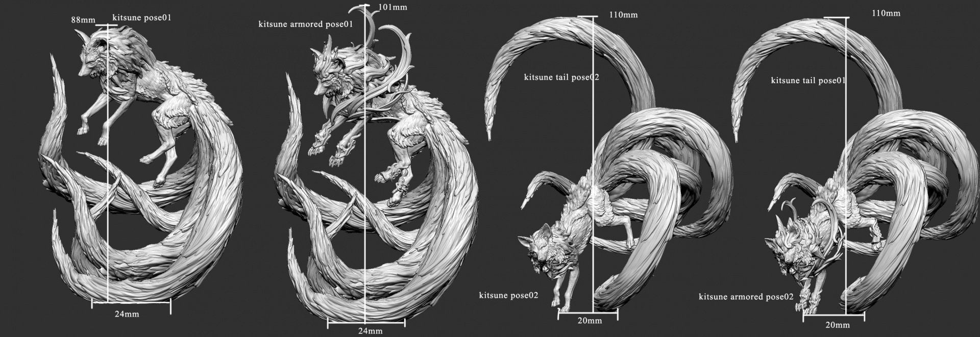 Kitsune - Dynasty of the Wild - Mini Monster Mayhem - Sigmarite Boutique