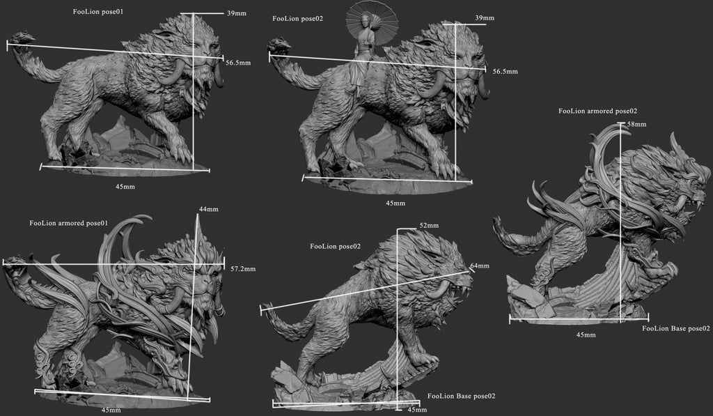 Komainu - Dynasty of the Wild - Mini Monster Mayhem - Sigmarite Boutique