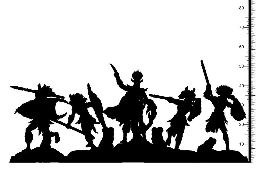 Kushite Witch Hunters - Hyborian Age - Clay Cyanide - Sigmarite Boutique