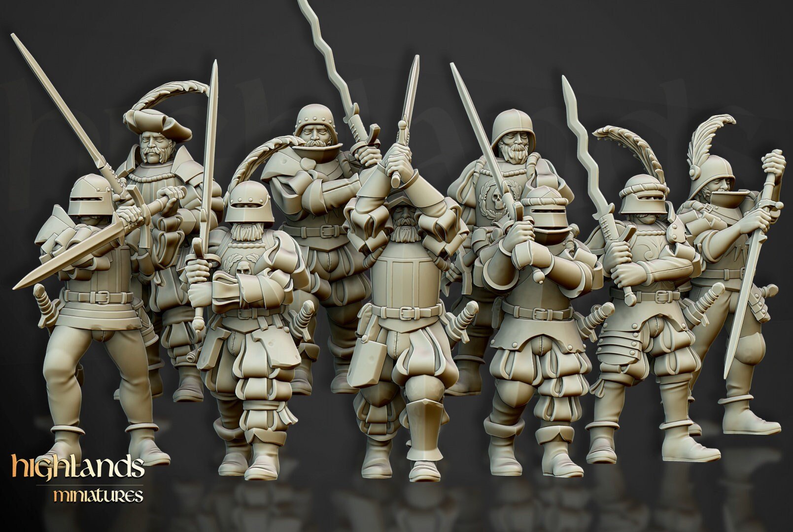 Landsknechts of Soltau - Highlands Miniatures - Sigmarite Boutique