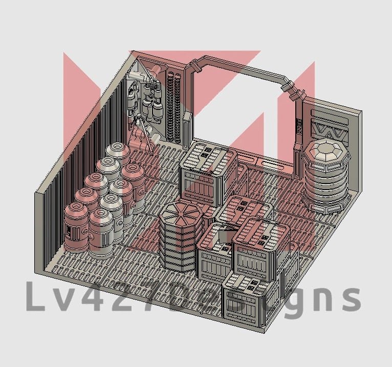 Large Cargo Hold - LV-427 Designs - Sigmarite Boutique