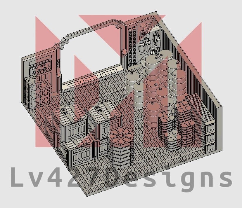 Large Cargo Hold - LV-427 Designs - Sigmarite Boutique