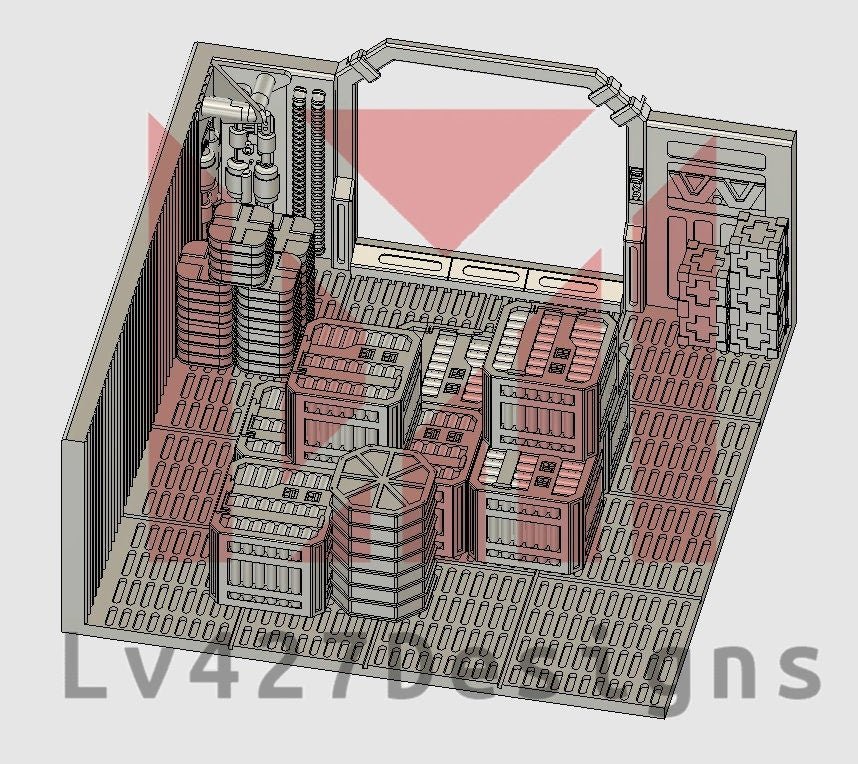 Large Cargo Hold - LV-427 Designs - Sigmarite Boutique