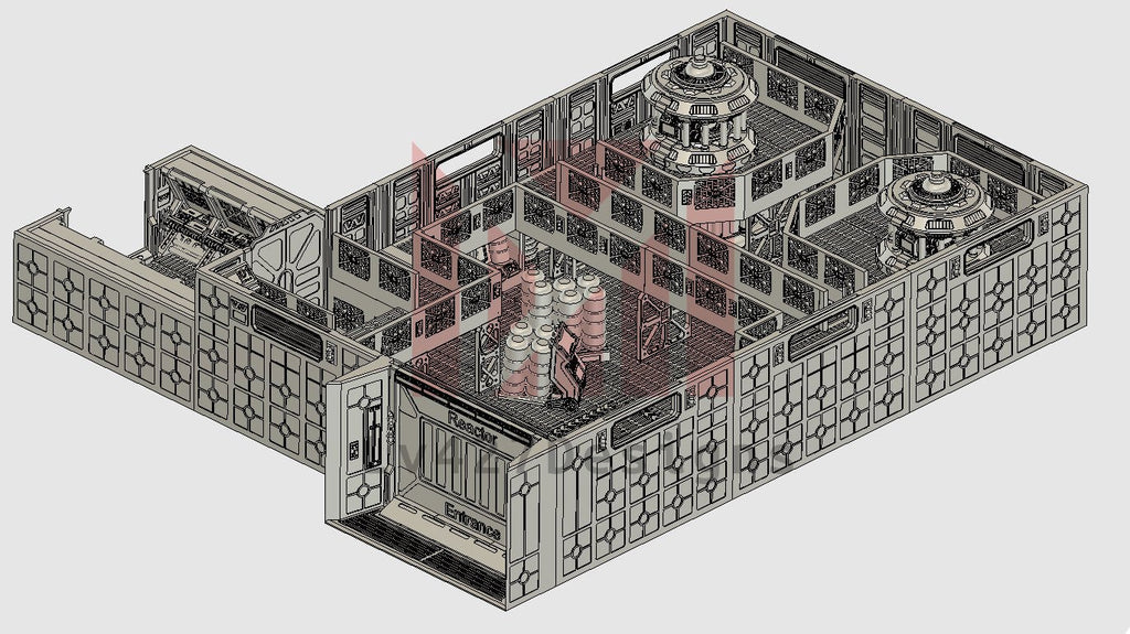 Large Industrial Reactor - LV-427 Designs - Sigmarite Boutique