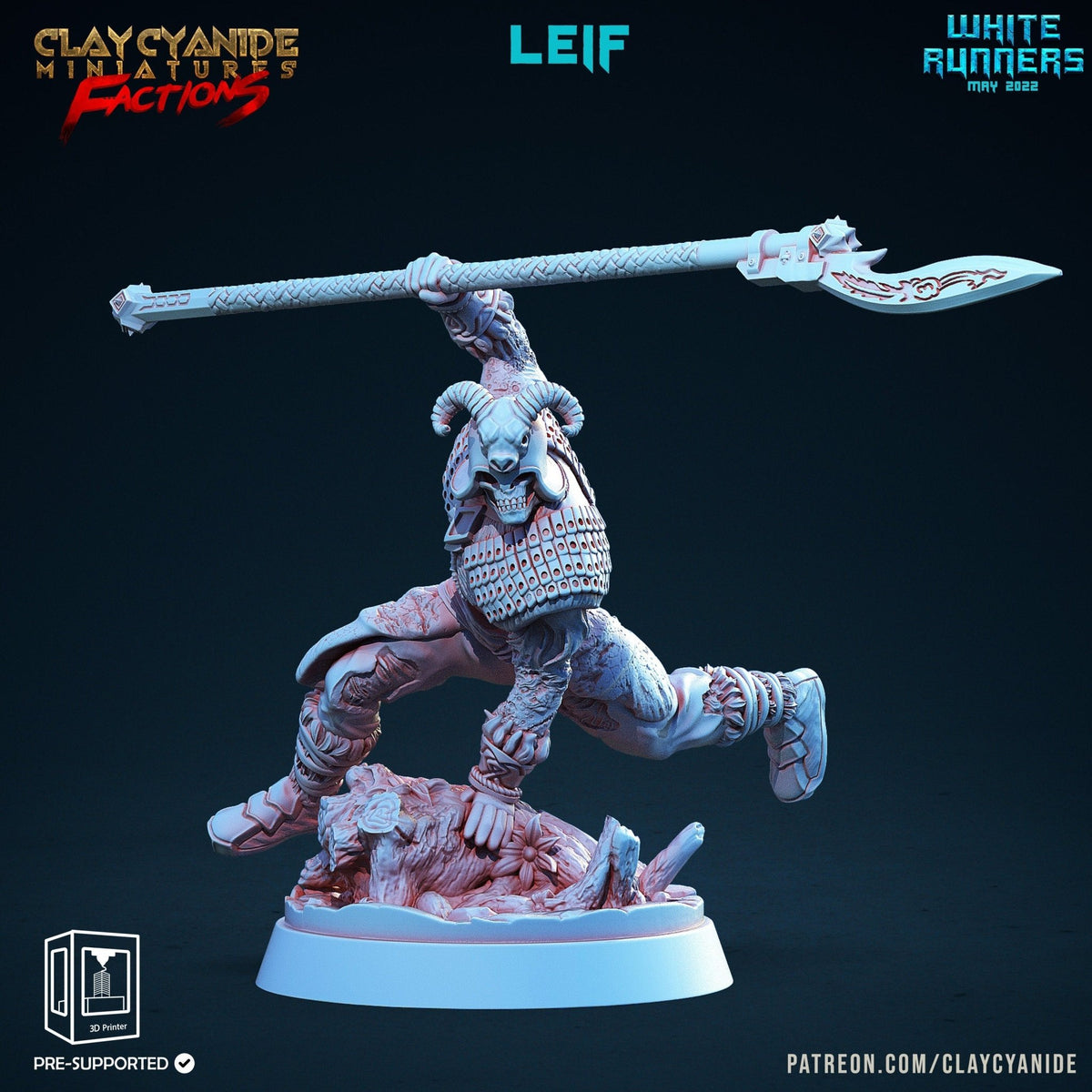 Leif - White Runners - Clay Cyanide - Sigmarite Boutique