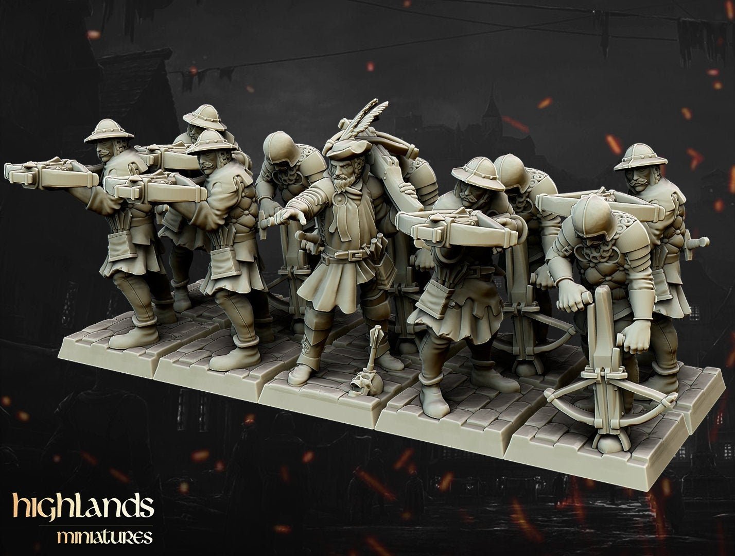 Levy Crossbowmen - Highlands Miniatures - Sigmarite Boutique