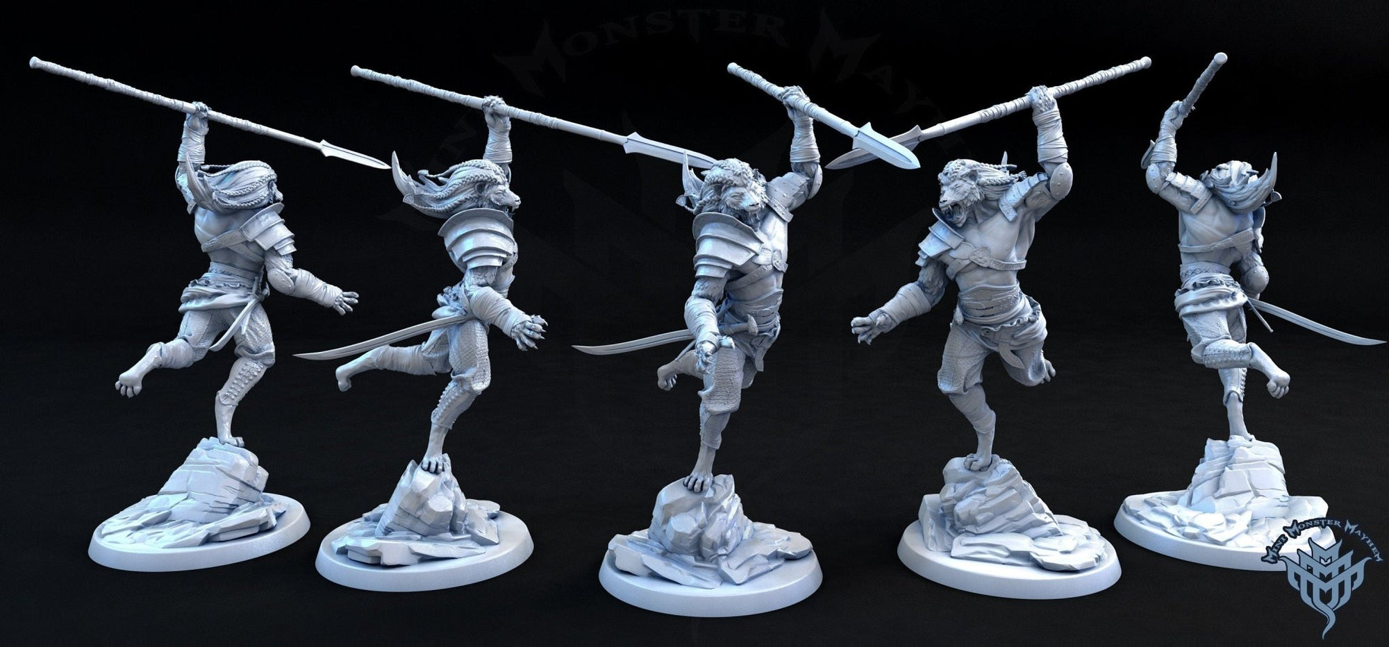 Lion Warrior - Beast Within - Mini Monster Mayhem - Sigmarite Boutique