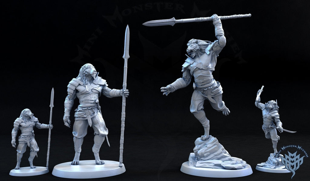 Lion Warrior - Beast Within - Mini Monster Mayhem - Sigmarite Boutique