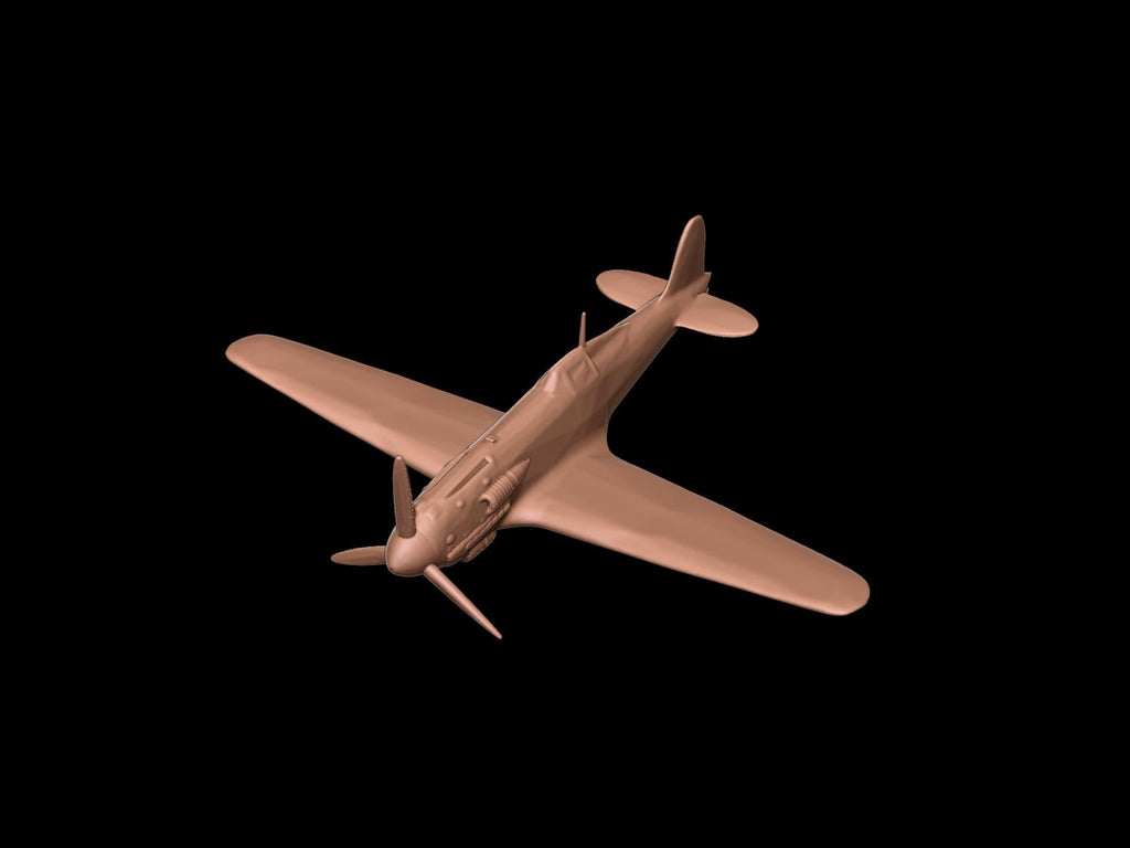 Macchi C.205 Veltro Fighter - WWII Italian Aircraft - 3D Printed Resin Miniatures in 6mm, 10mm, 15mm, and 20mm Scale - Eskice Miniatures - Sigmarite Boutique