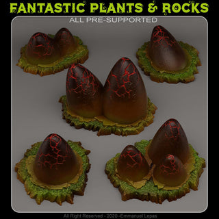 Magical Eggs - Fantasy Scatter Terrain for DnD, RPGs & 28mm Wargaming Resin Printed Terrain Set - Sigmarite Boutique