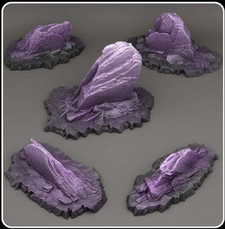 Magnificent Slates - Fantastic Plants and Rocks - Print Your Monsters - Sigmarite Boutique