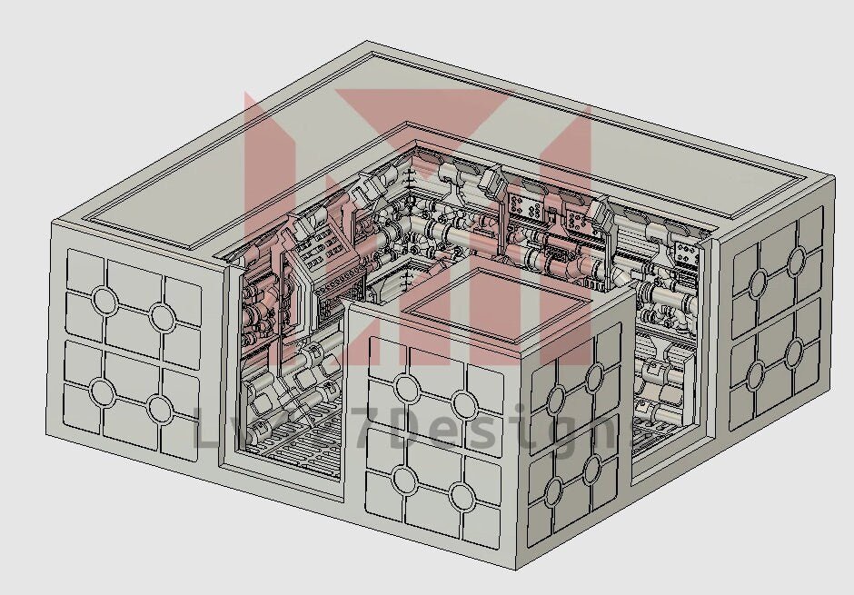 Maintenance Tunnel 2-Way Corner - LV-427 Designs - Sigmarite Boutique