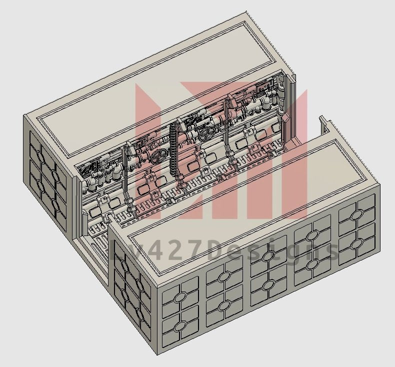 Maintenance Tunnel 2-Way Corridor - LV-427 Designs - Sigmarite Boutique