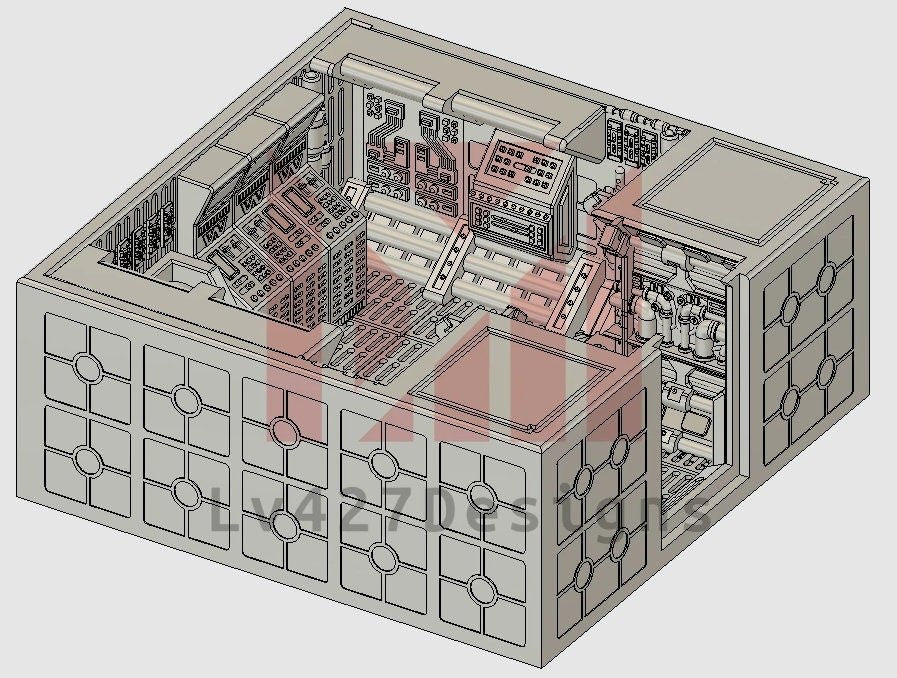 Maintenance Tunnel Computer Room - LV-427 Designs - Sigmarite Boutique