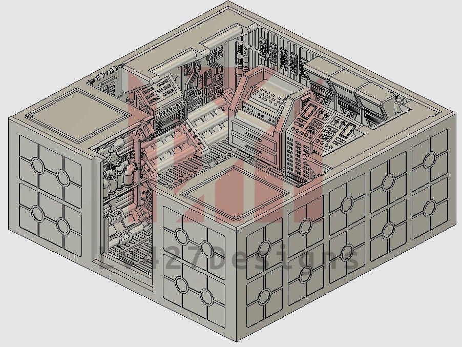 Maintenance Tunnel Computer Room - LV-427 Designs - Sigmarite Boutique
