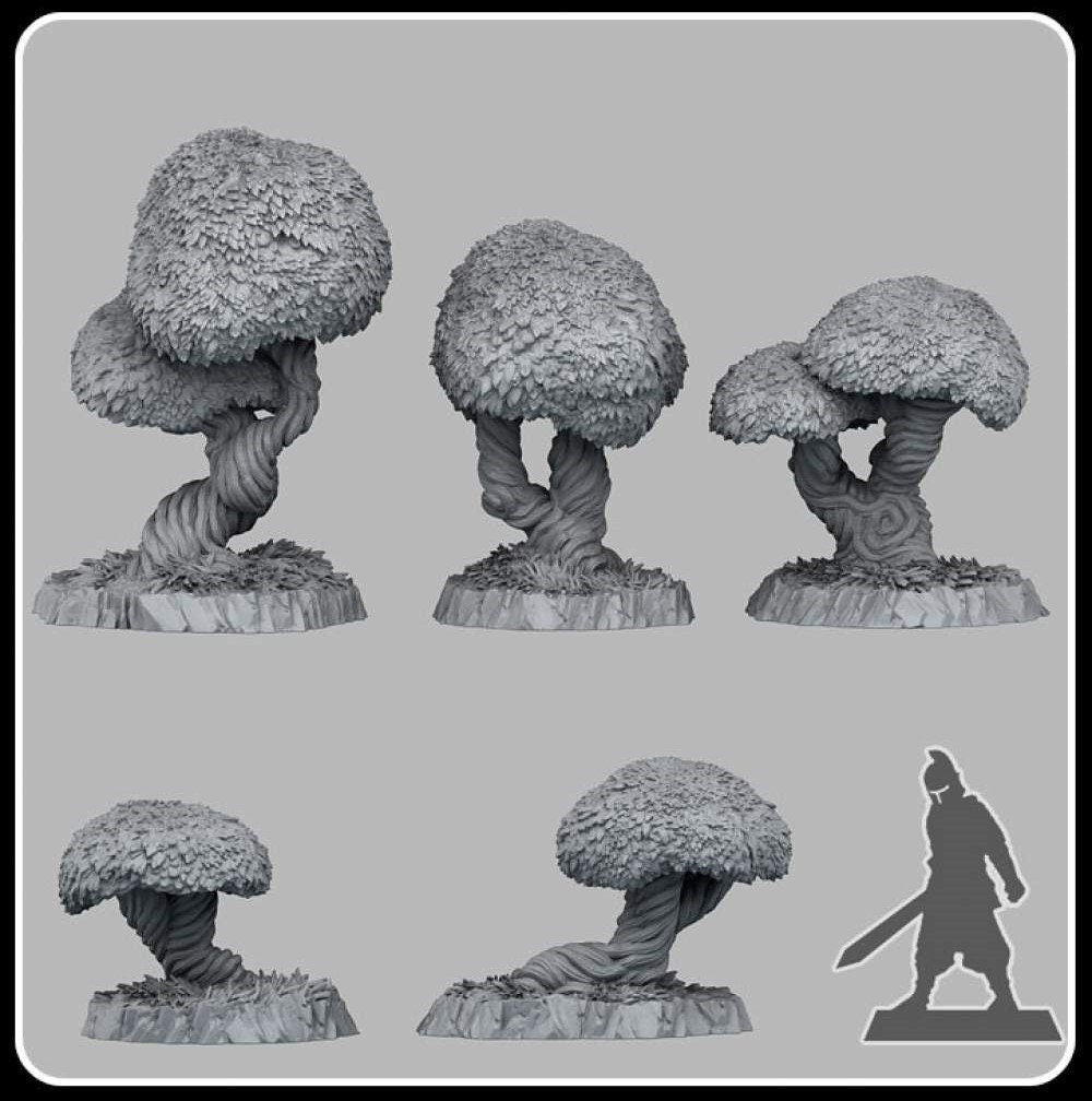 Majestic Enchanted Trees - Fantastic Plants and Rocks - Print Your Monsters - Sigmarite Boutique