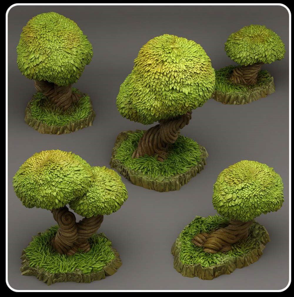Majestic Enchanted Trees - Fantastic Plants and Rocks - Print Your Monsters - Sigmarite Boutique