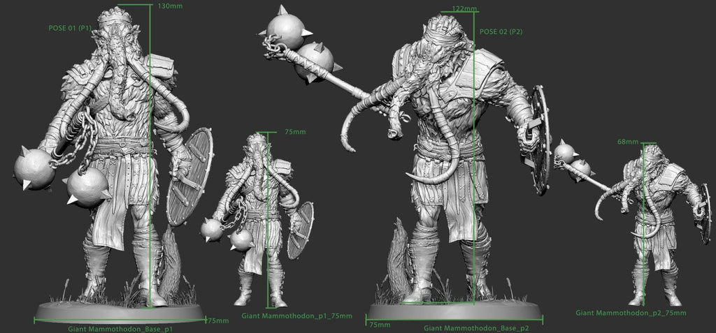Mammothadon - Beast Within - Mini Monster Mayhem - Sigmarite Boutique
