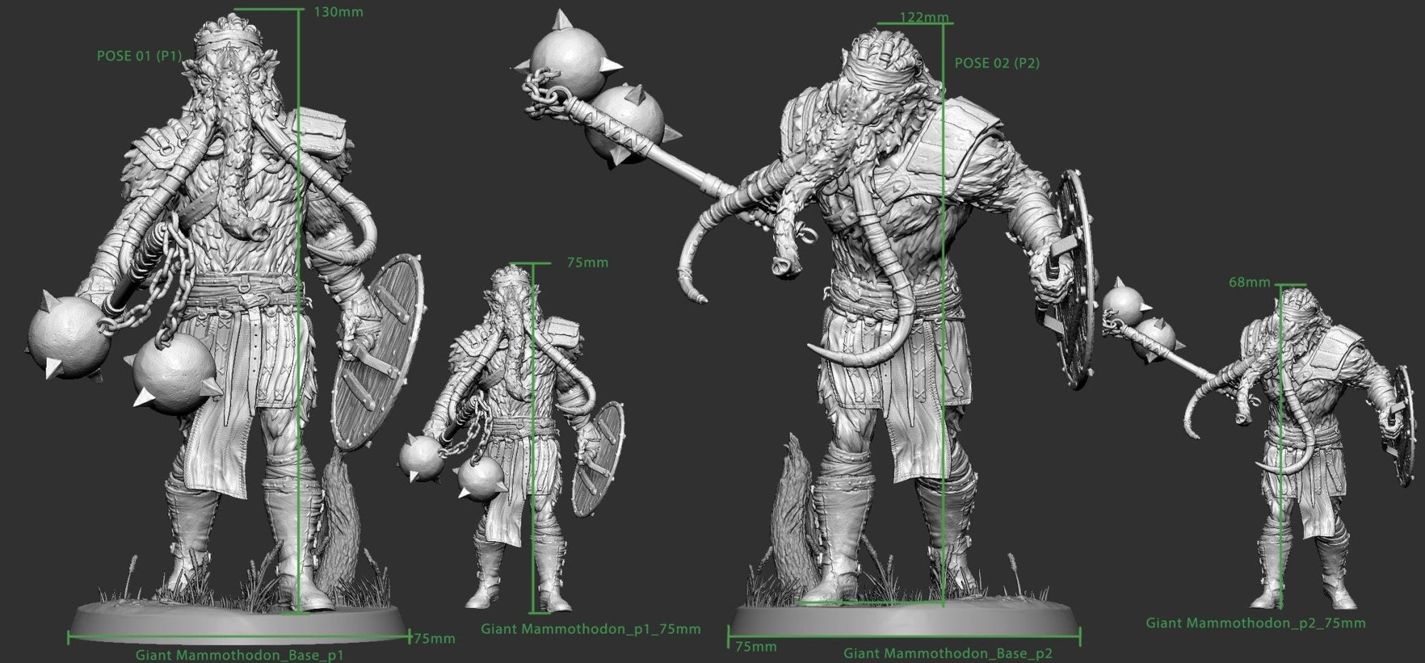 Mammothadon - Beast Within - Mini Monster Mayhem - Sigmarite Boutique