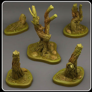 Marshy Dead Trees - Fantastic Plants and Rocks - Print Your Monsters - Sigmarite Boutique