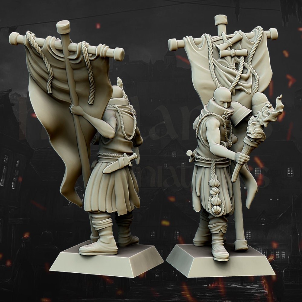 Men at Arms Command - Highlands Miniatures - Sigmarite Boutique