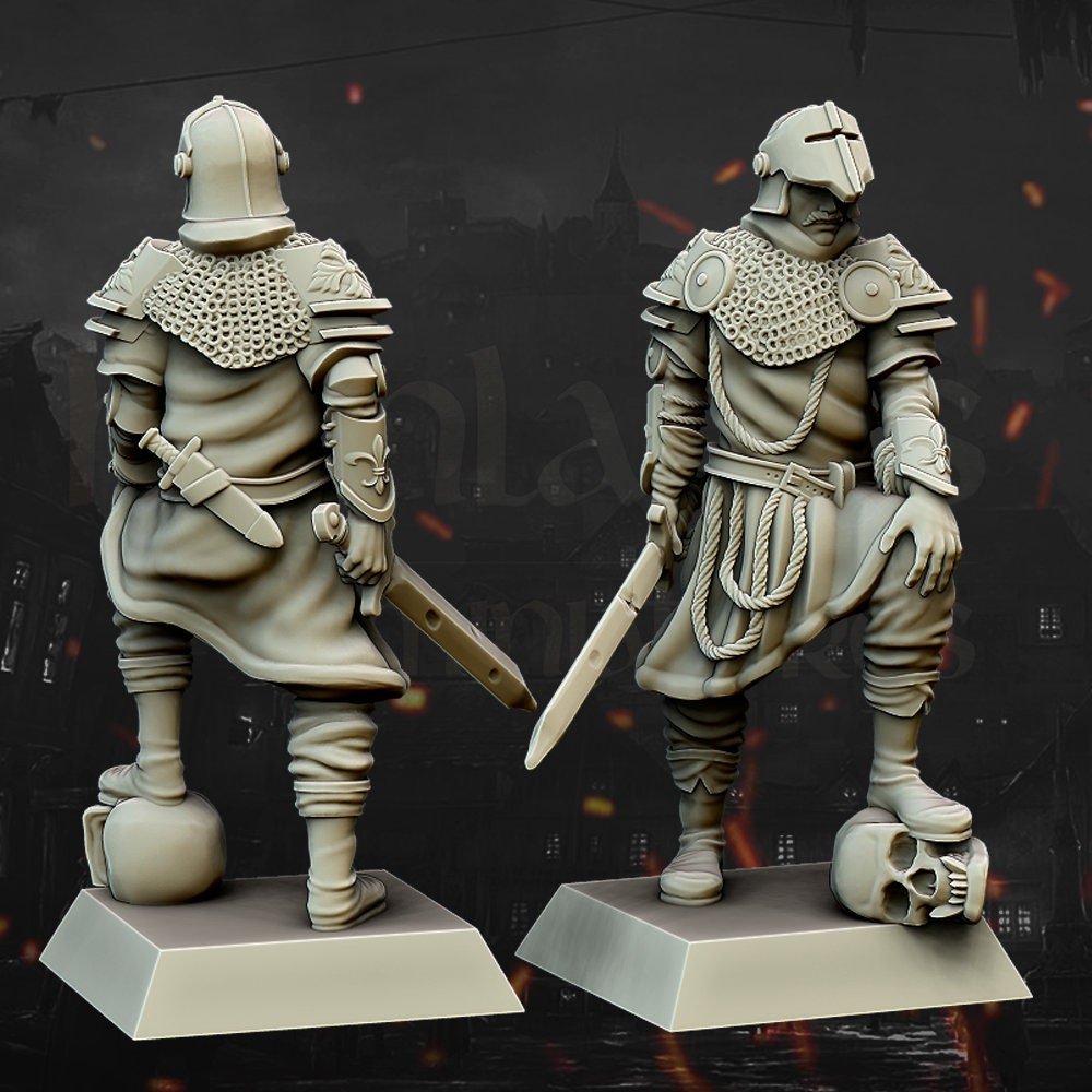 Men at Arms Command - Highlands Miniatures - Sigmarite Boutique