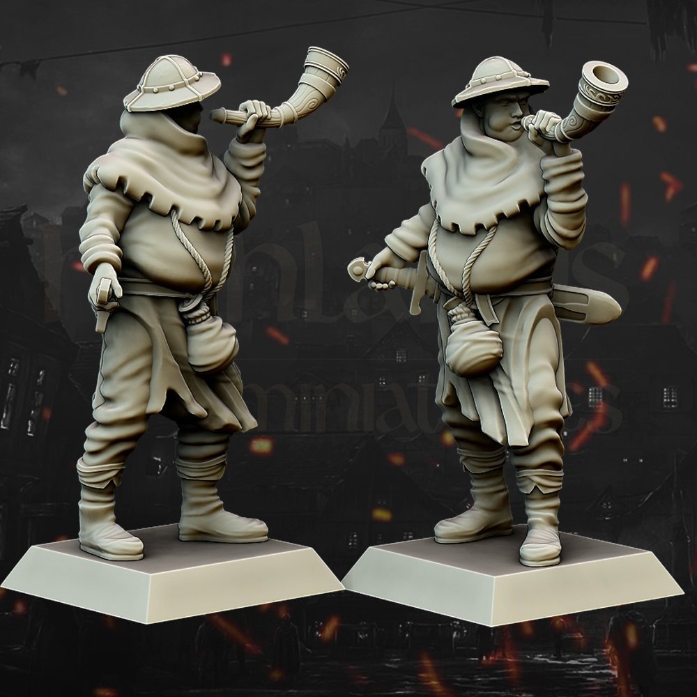 Men at Arms Command - Highlands Miniatures - Sigmarite Boutique