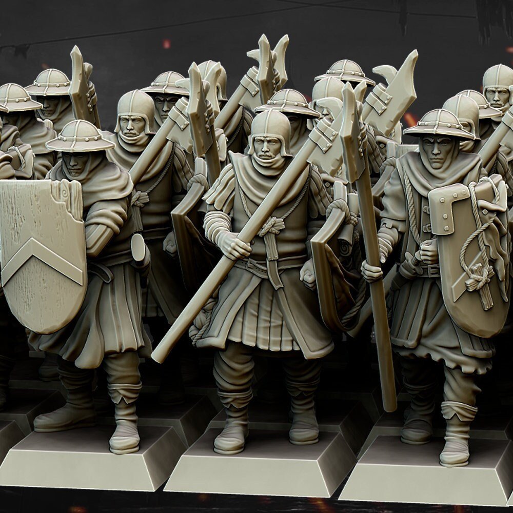 Men at Arms - Highlands Miniatures - Sigmarite Boutique