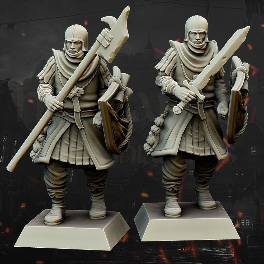 Men at Arms - Highlands Miniatures - Sigmarite Boutique