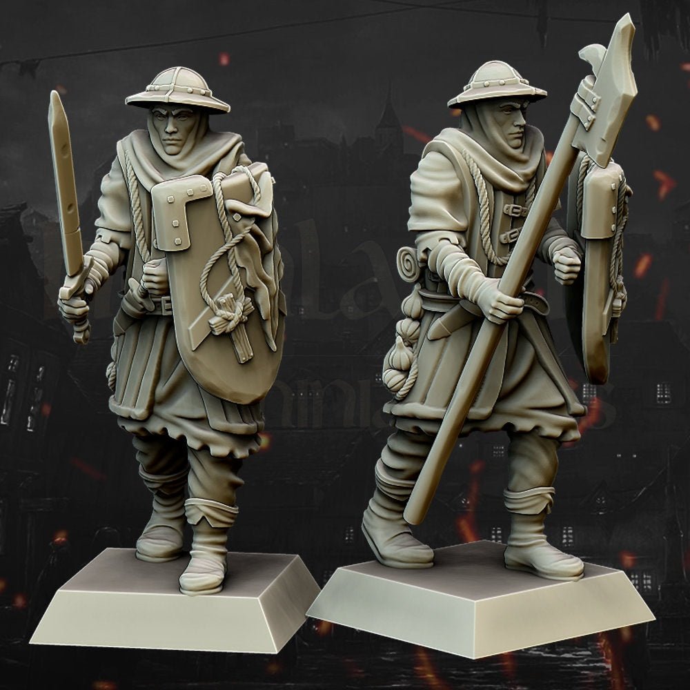 Men at Arms - Highlands Miniatures - Sigmarite Boutique