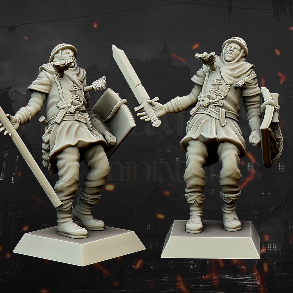 Men at Arms - Highlands Miniatures - Sigmarite Boutique