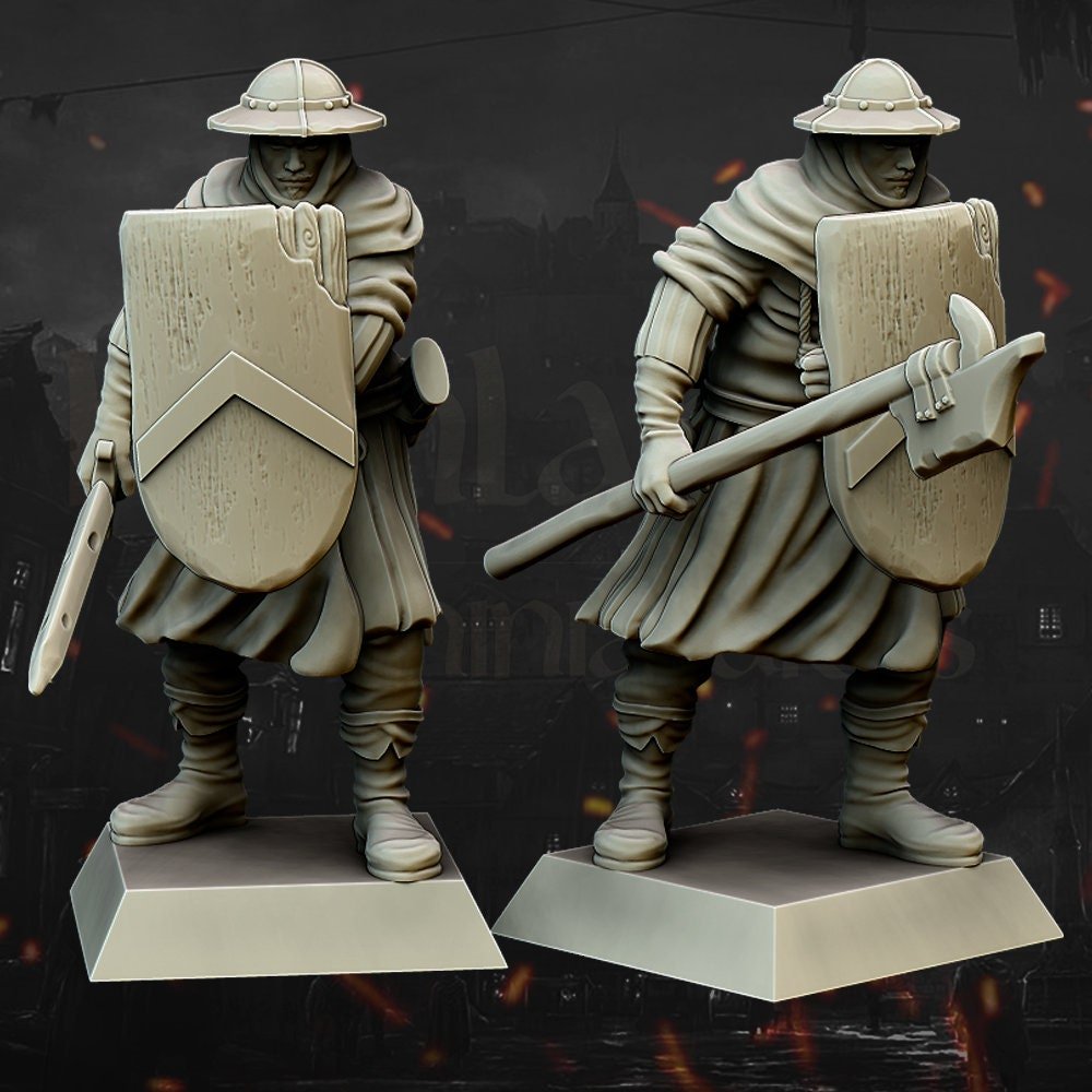 Men at Arms - Highlands Miniatures - Sigmarite Boutique