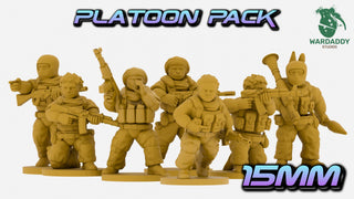 MENA Modern Modular Infantry Platoon - 10-28mm Modern Military Miniatures - Resin Wargaming Infantry - Wardaddy Studios - Sigmarite Boutique