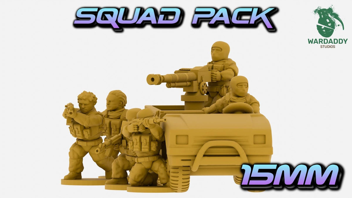 MENA Technical Pickup Truck - Recoilless Rifle, DShK, Troop Transport or Cargo Bed - Wardaddy Studios - Sigmarite Boutique