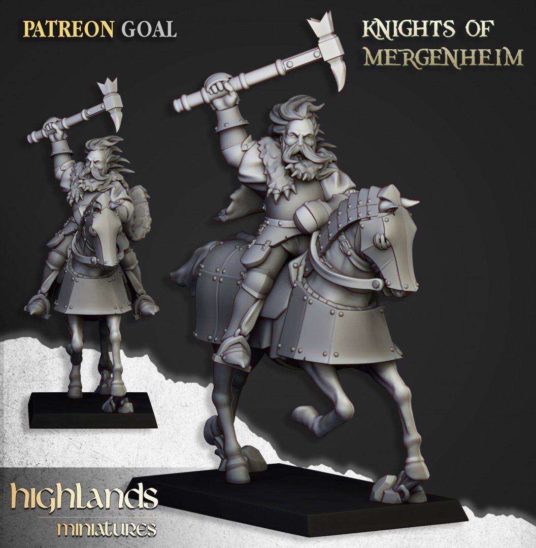 Mergenheinm Knights - Highlands Miniatures - Sigmarite Boutique
