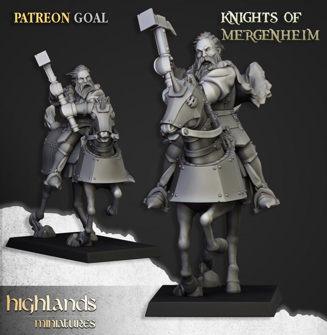 Mergenheinm Knights - Highlands Miniatures - Sigmarite Boutique