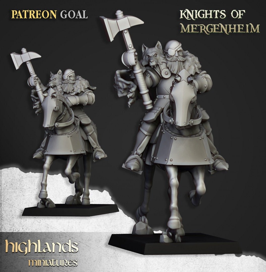 Mergenheinm Knights - Highlands Miniatures - Sigmarite Boutique