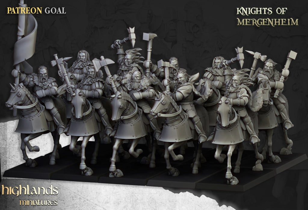 Mergenheinm Knights - Highlands Miniatures - Sigmarite Boutique