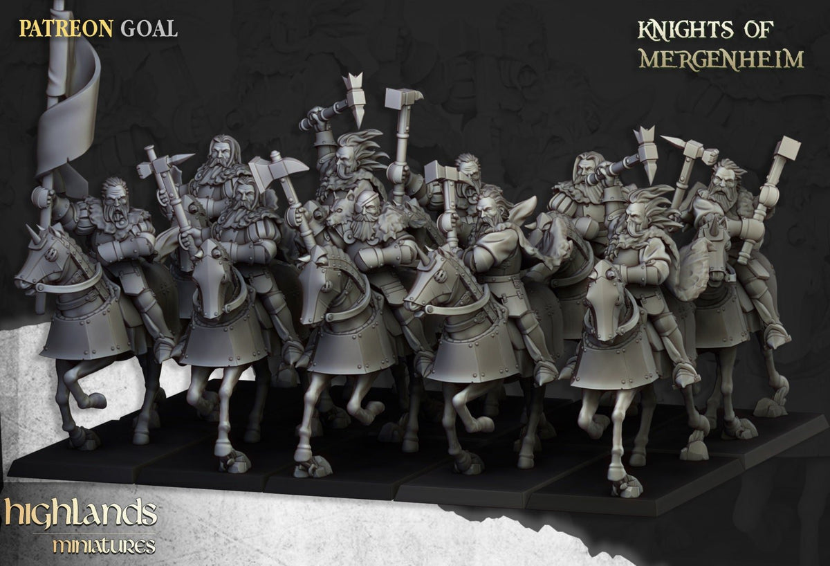 Mergenheinm Knights - Highlands Miniatures - Sigmarite Boutique