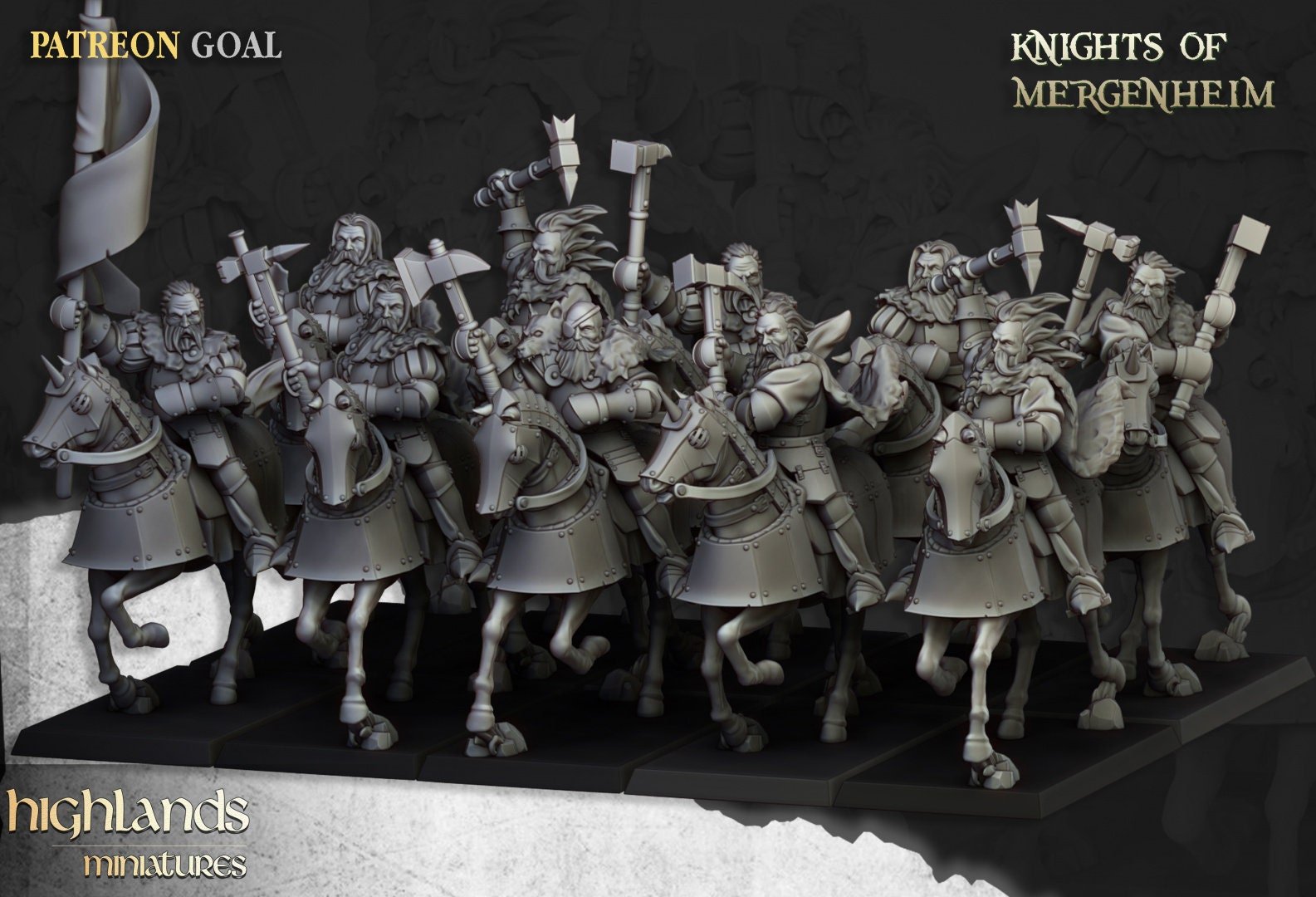 Mergenheinm Knights - Highlands Miniatures - Sigmarite Boutique