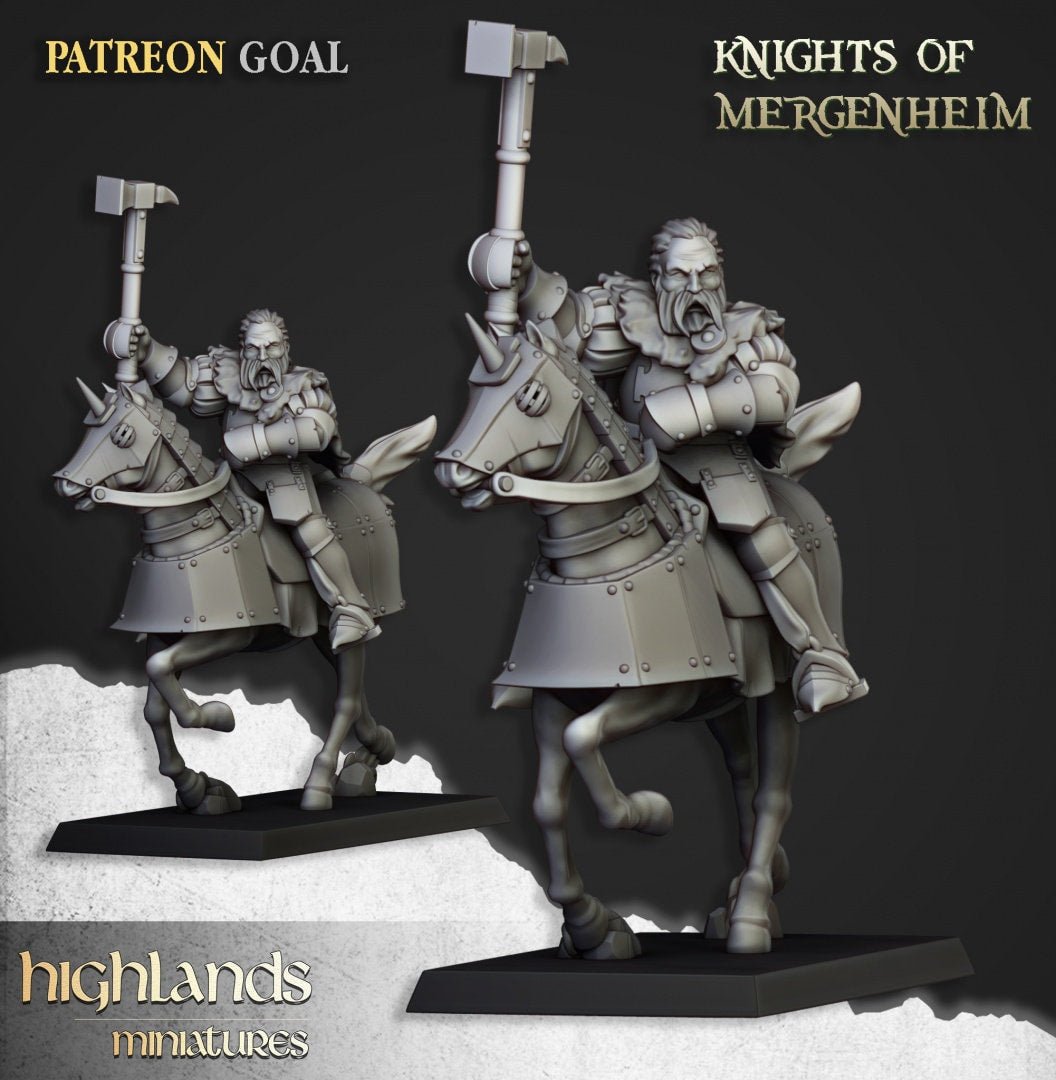 Mergenheinm Knights - Highlands Miniatures - Sigmarite Boutique