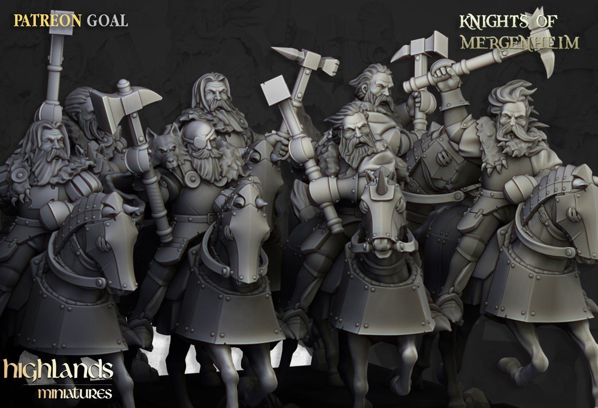 Mergenheinm Knights - Highlands Miniatures - Sigmarite Boutique